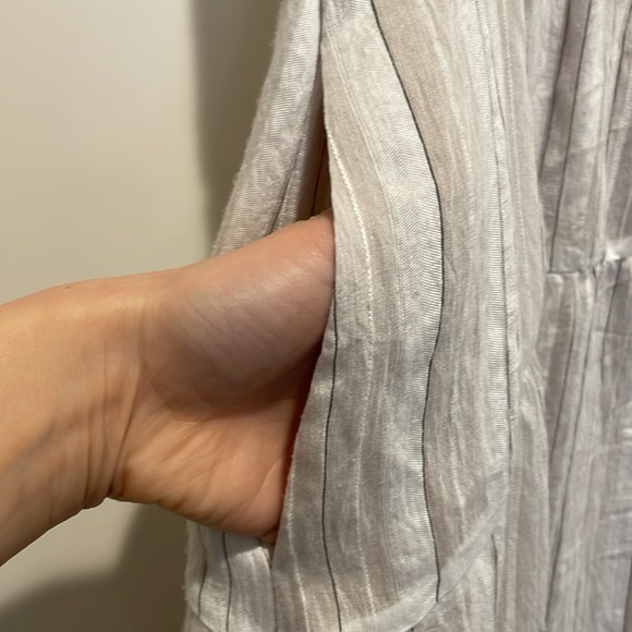 Vince striped maxi dress with pockets size 2 - Picture 4 of 7